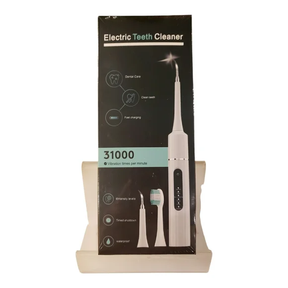 NIB! Electric Teeth Cleaner Sonic Toothbrush - White - Picture 8 of 8